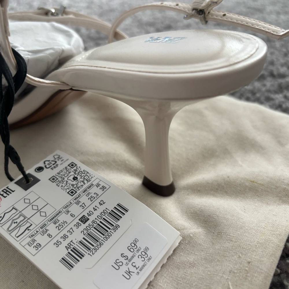 Zara Buckle Kitten Heels - Picture 4 of 4